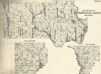 Trempealeau County Outline - Burnside, Dodge, Wisconsin State Atlas 1930c